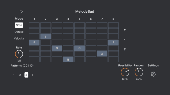 MelodyBud Generative Sequencer