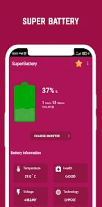 SuperBattery  Charge Monitor