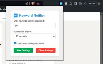 Keyword Notifier