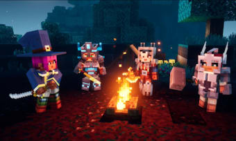 DUNGEONS Minecraft MMO Map Ad