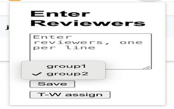 Tab Wise PR Reviewer Assigner