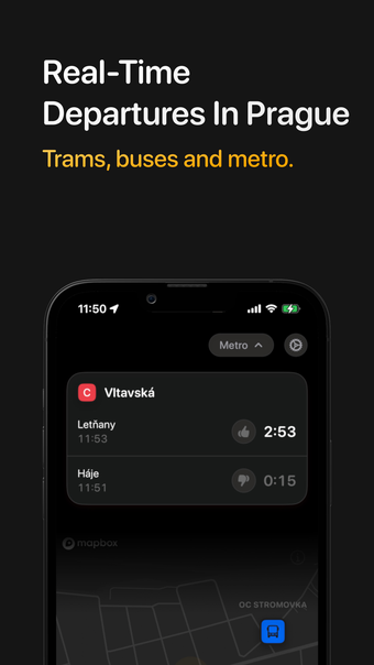 Tramoji  Prague Transit App