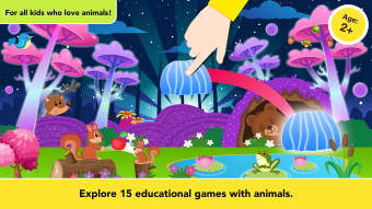 Animal games for 2-5 year olds