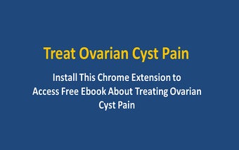 Treat Ovarian Cyst Pain