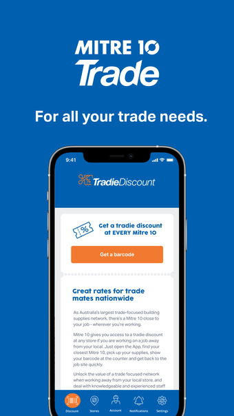 Mitre 10 Trade App