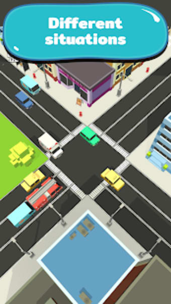 Crashy cars 3D the traffic light game