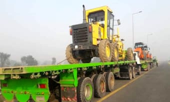 Farm Tractor Transport Driving