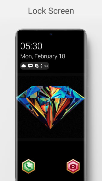 Diamond Lock Screen