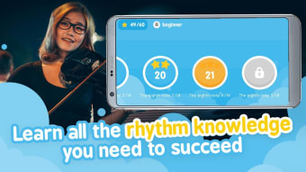 Tap and learn musical rhythm -