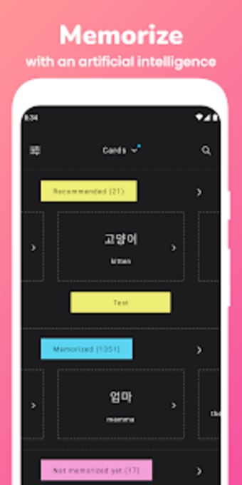 Memorize: Learn Korean Words