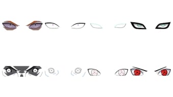 How to draw Sharingan Eyes