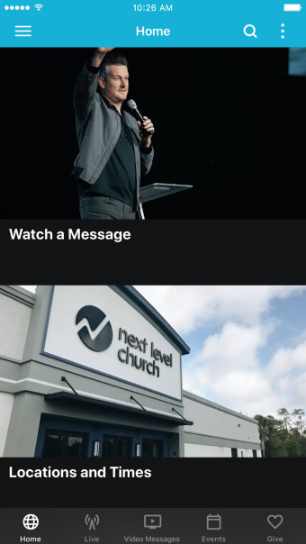 Next Level Church App
