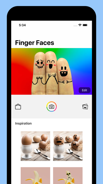 Cool Finger Faces - Photo Fun