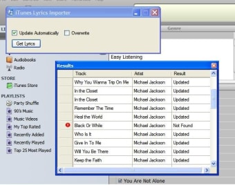 iTunes Lyrics importer (iLyrics)