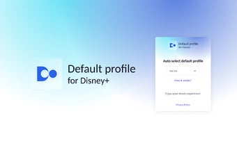 Default profile for Disney+