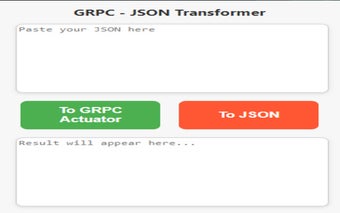 gRPC JSON Transformer