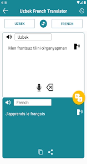 Uzbek to French Translation