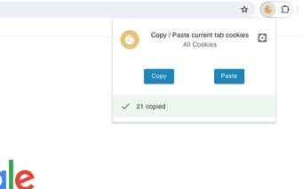 Copy Paste Cookie Extension na Google Chrome - Rozszerzenie Download