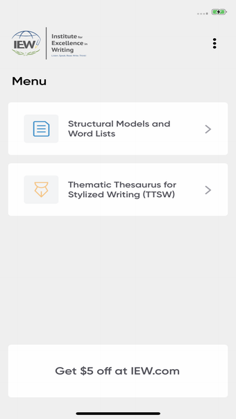 IEW Writing Tools