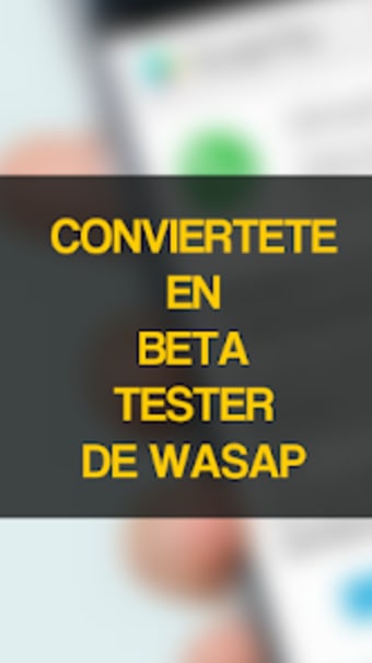 BetaTester Whatsap