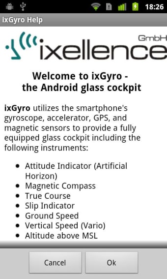 ixGyro Glass Cockpit Demo