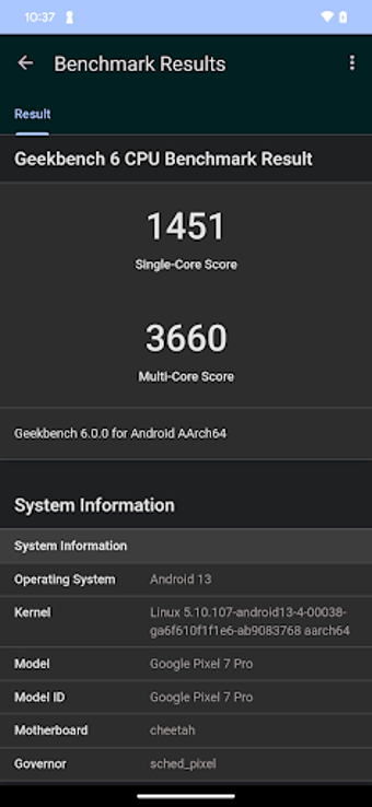 Geekbench 6