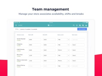 Qudini: Store Team App