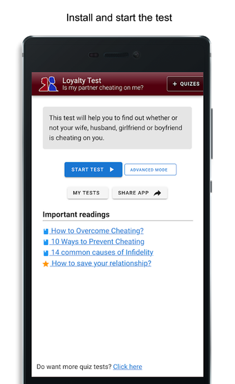 Infidelity Test - Is my partner cheating? Quiz