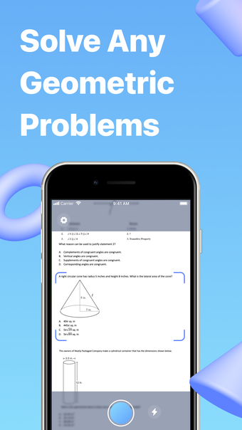 Geometry Solver: Photo Answers