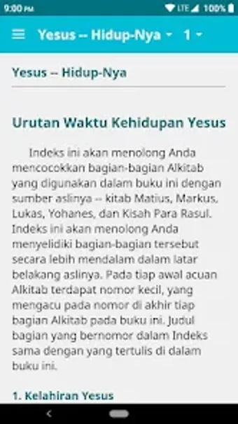 Yesus -- Hidup-Nya