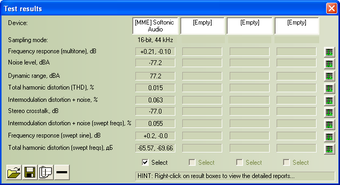 RightMark Audio Analyzer