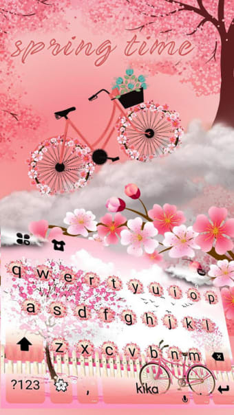Pink Spring Keyboard Theme