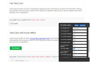 CSS Variable Sandbox