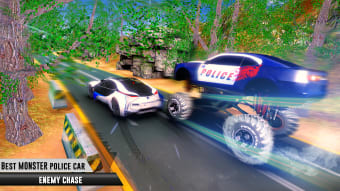 Hot pursuit Monster truck 3d: GT police chase