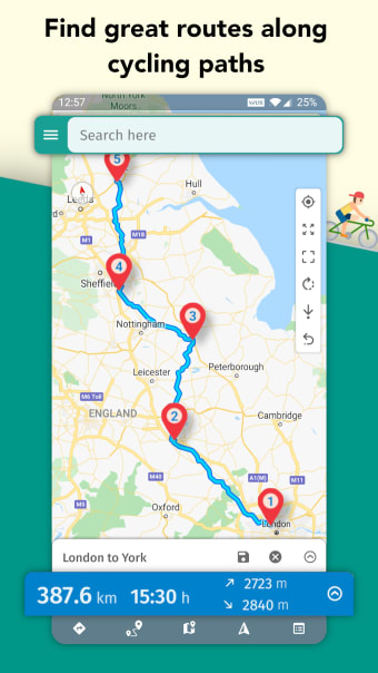 Maplocs - Cycling Route Planner Cycling Maps