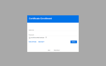 Certificate Enrollment for Chrome OS