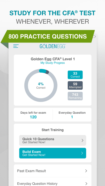 Golden Egg CFA Exam Level 1