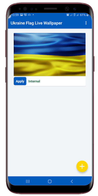 Ukraine Flag Live Wallpaper