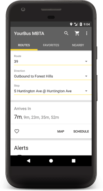 MBTA Boston Bus Tracker - Commuting made easy