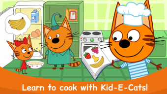 Kid-E-Cats Cooking at Kitchen