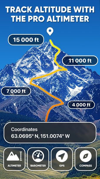 Altimeter  CompassGPS Maps