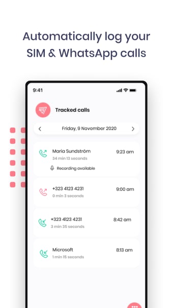 Salestrail - Call Monitoring  Call Recorder App