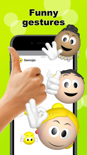 Emoji  gestures  Gemojis