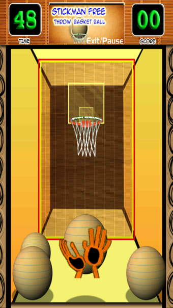 A Stickman Free Throw Basketball Game