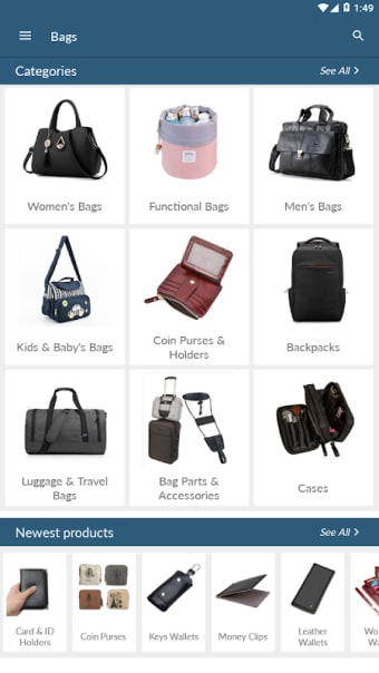 Cheap bags, purses and backpacks. Online shopping.
