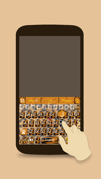 ai.keyboard Tiger theme