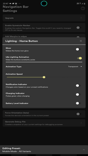 Arc Lighting Notification Light LED Oneplus 8 AOD