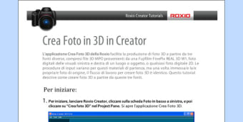 Roxio 3D Photo Creator