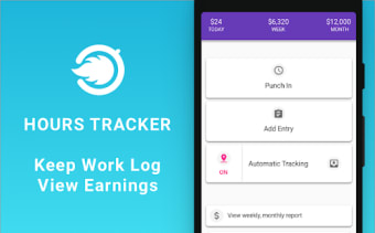 Work Hours Tracker: Keep a work log  see earnings