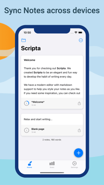 Scripta: Daily Writing App